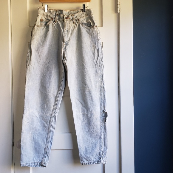 VTG Distressed Orange Tab Levi's 560 - Picture 1 of 7